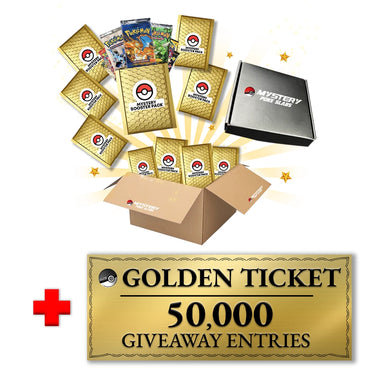 Starter Pokémon Mystery Box and Golden Ticket